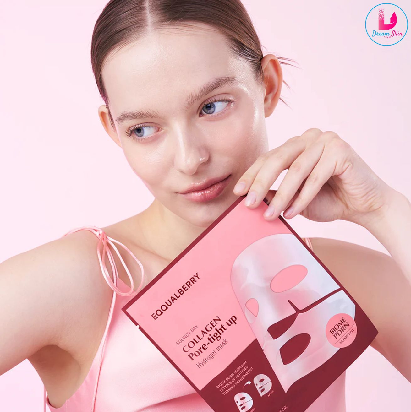 Eqqualberry Collagen Pore-tight up Hydrogel Mask [30g]